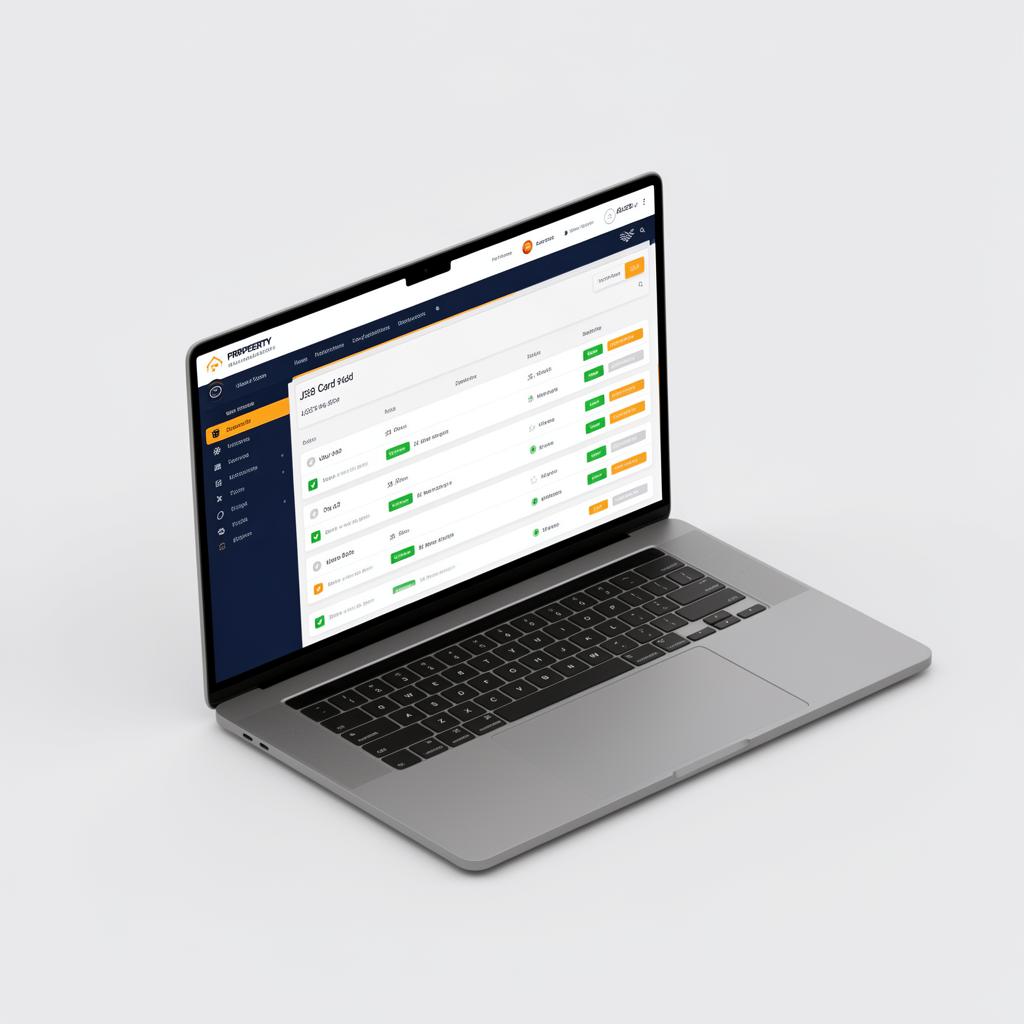 esymama dashboard showing maintenance job cards with status tracking